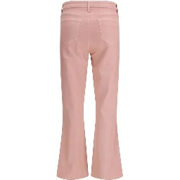 Multicolor Cotton Flared Pants
