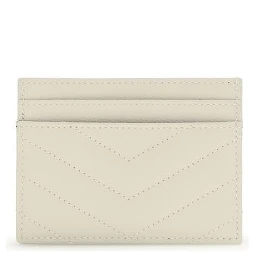 محفظة بوس توروس من جلد العجل البيج