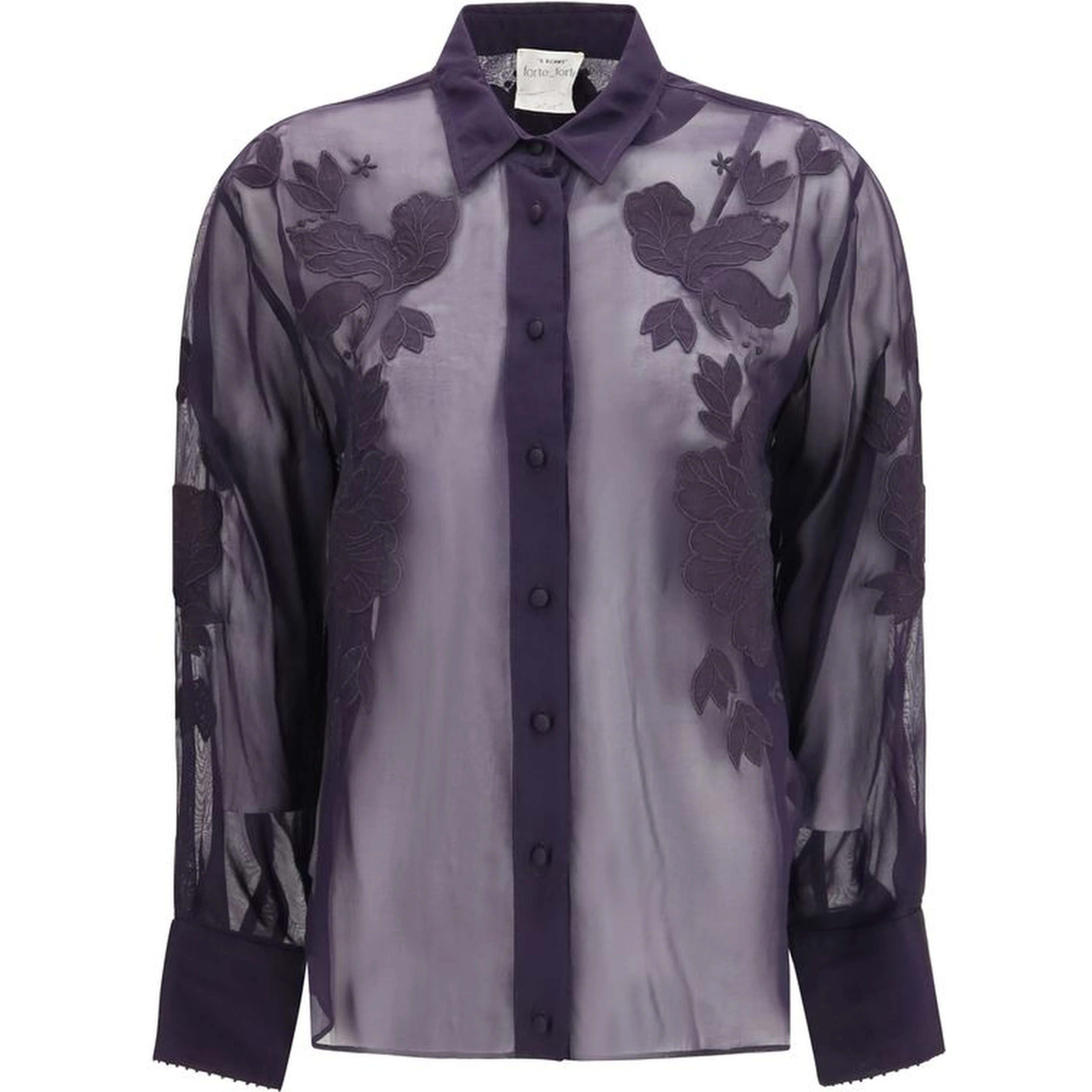 Blue Viscose Blouse