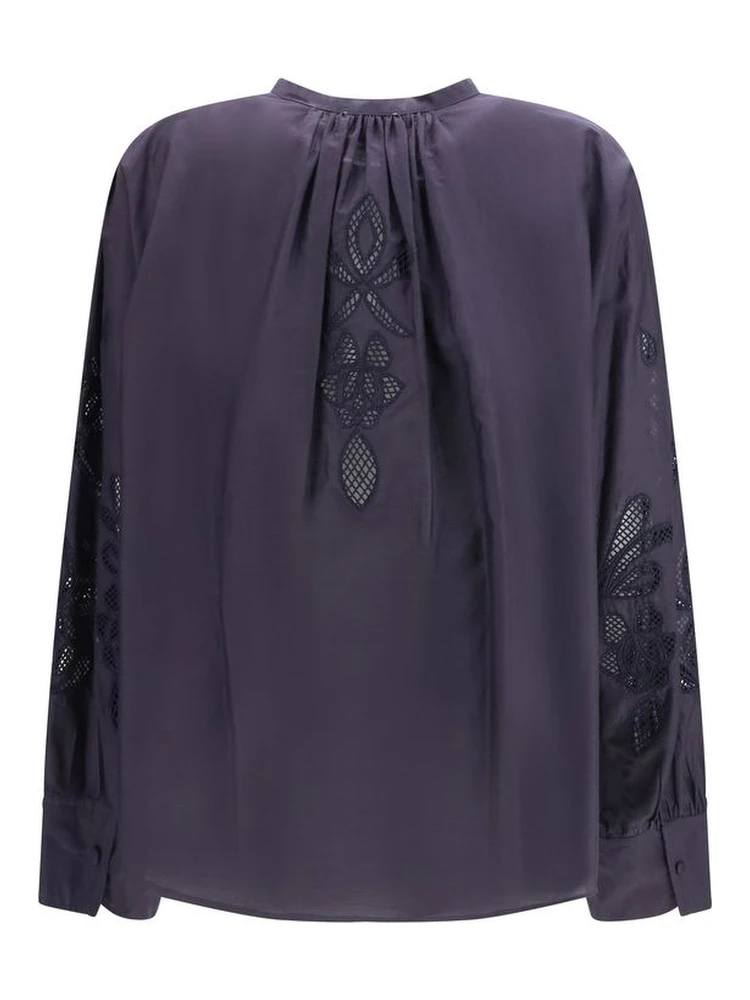 Blue Cotton Pattern Shirt alternative