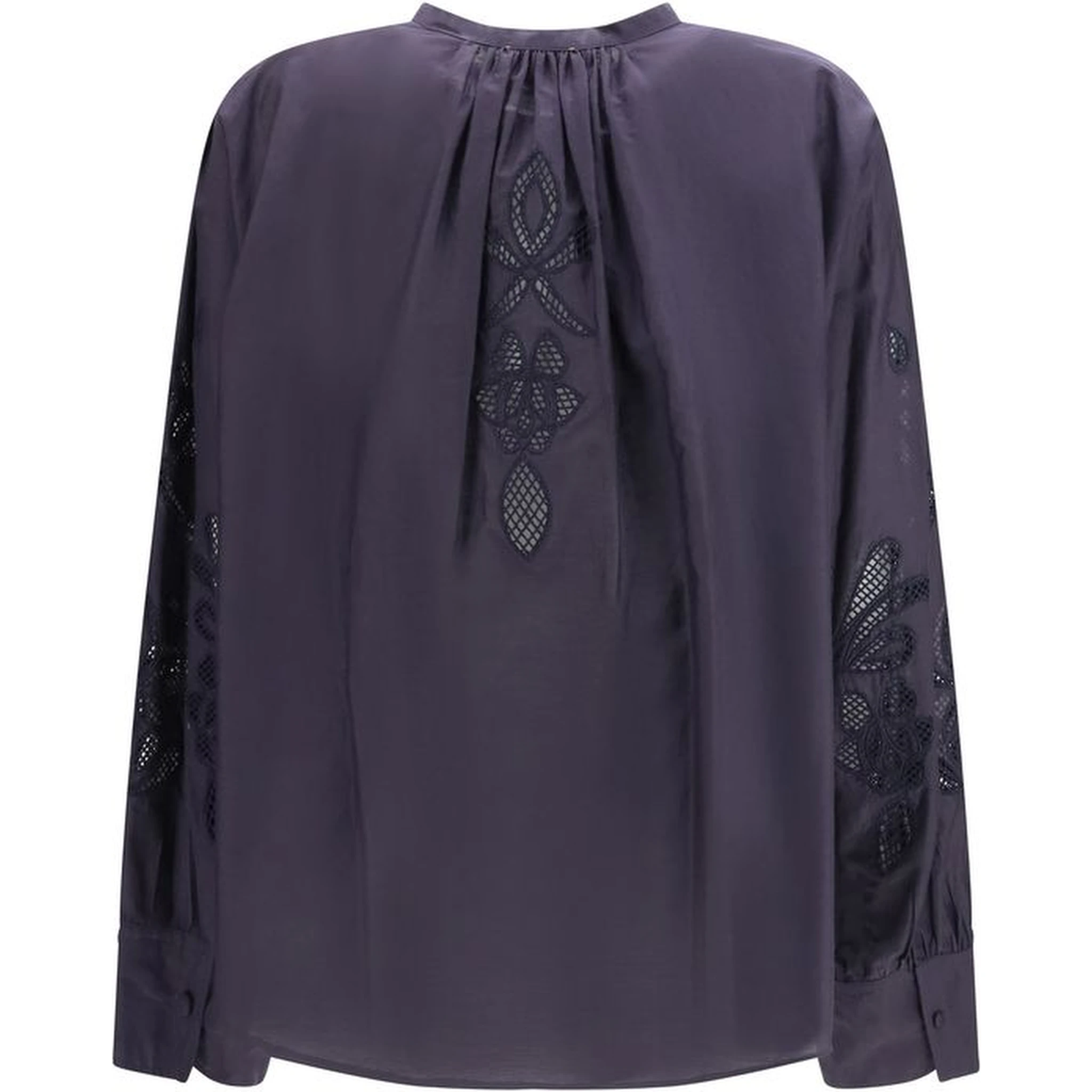 Blue Cotton Pattern Shirt