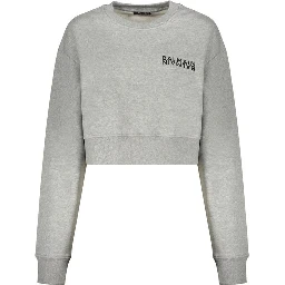 سويت شيرت قطني رمادي