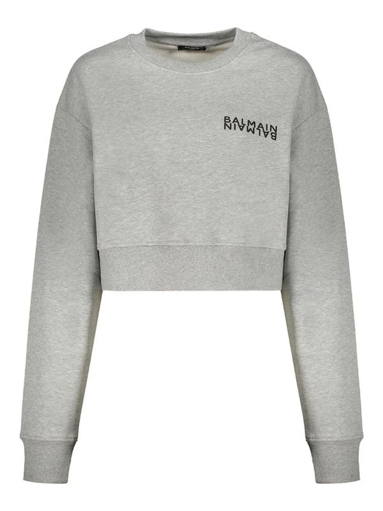 Gray Cotton Sweatshirt