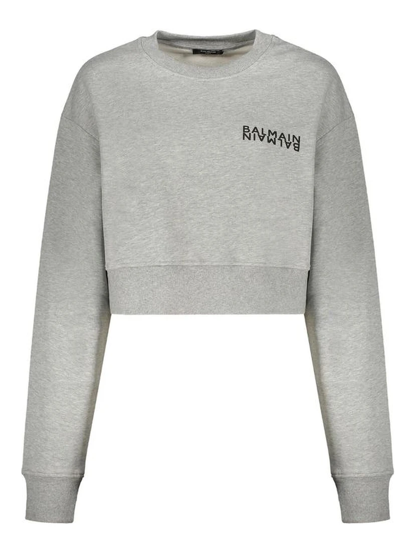 Gray Cotton Sweatshirt