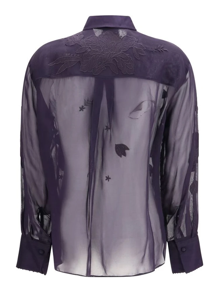 Blue Viscose Blouse alternative