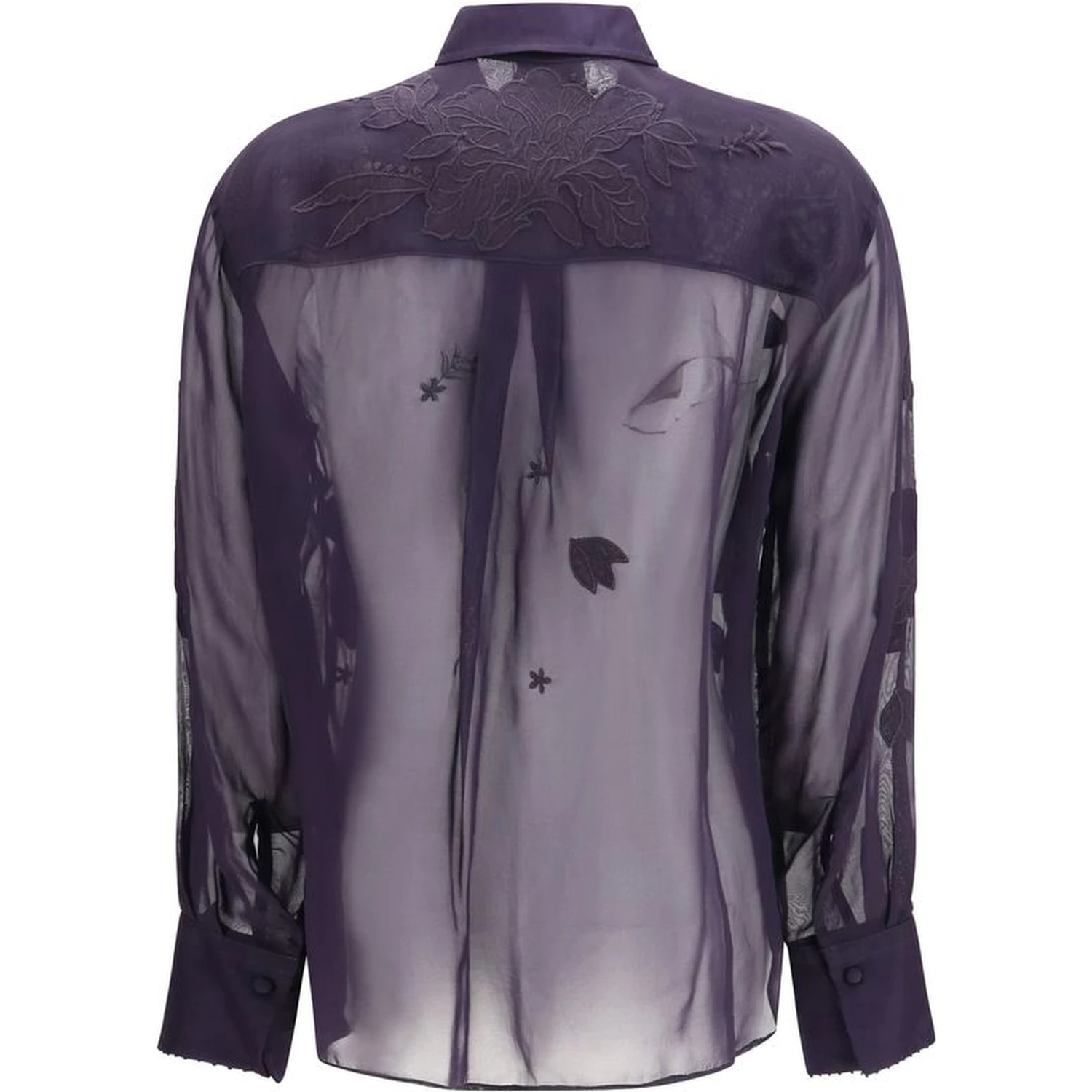 Blue Viscose Blouse