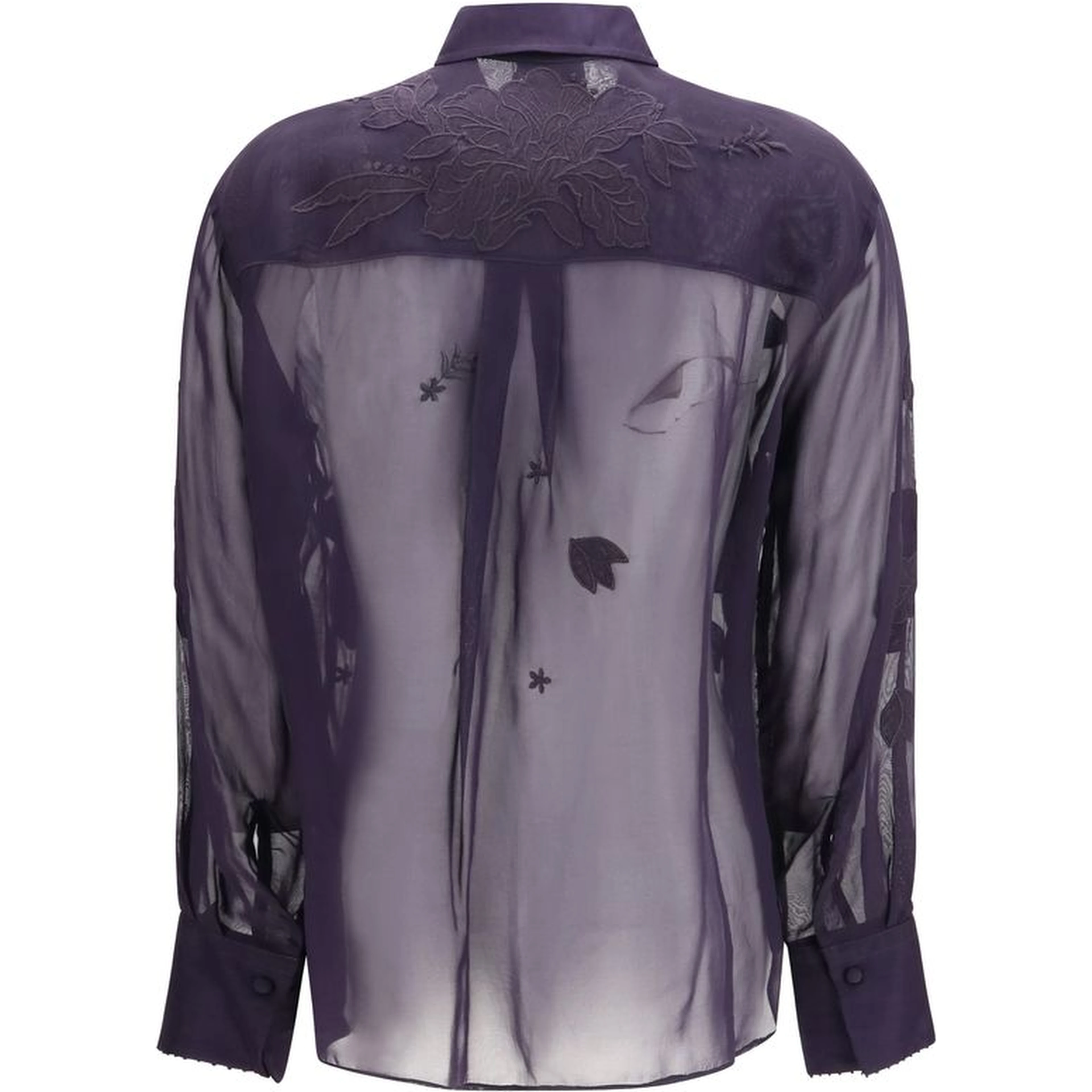 Blue Viscose Blouse