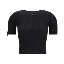 Black Viscose Top