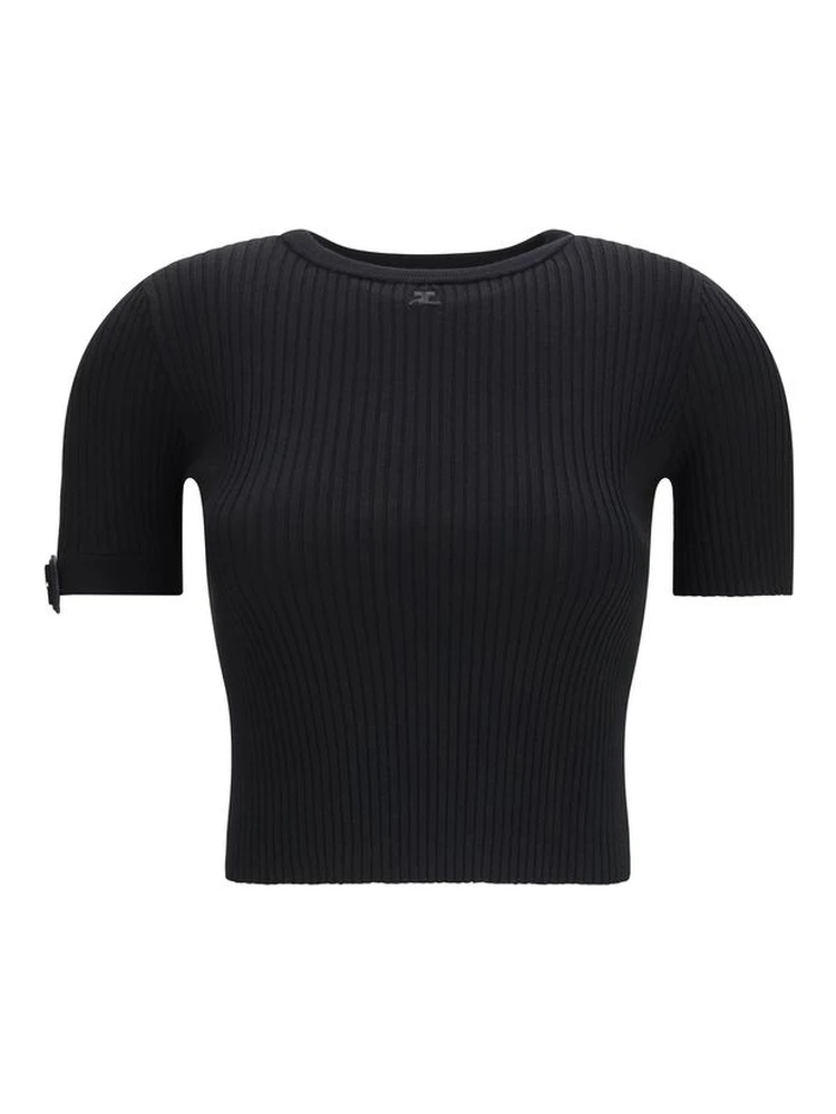 Black Viscose Top