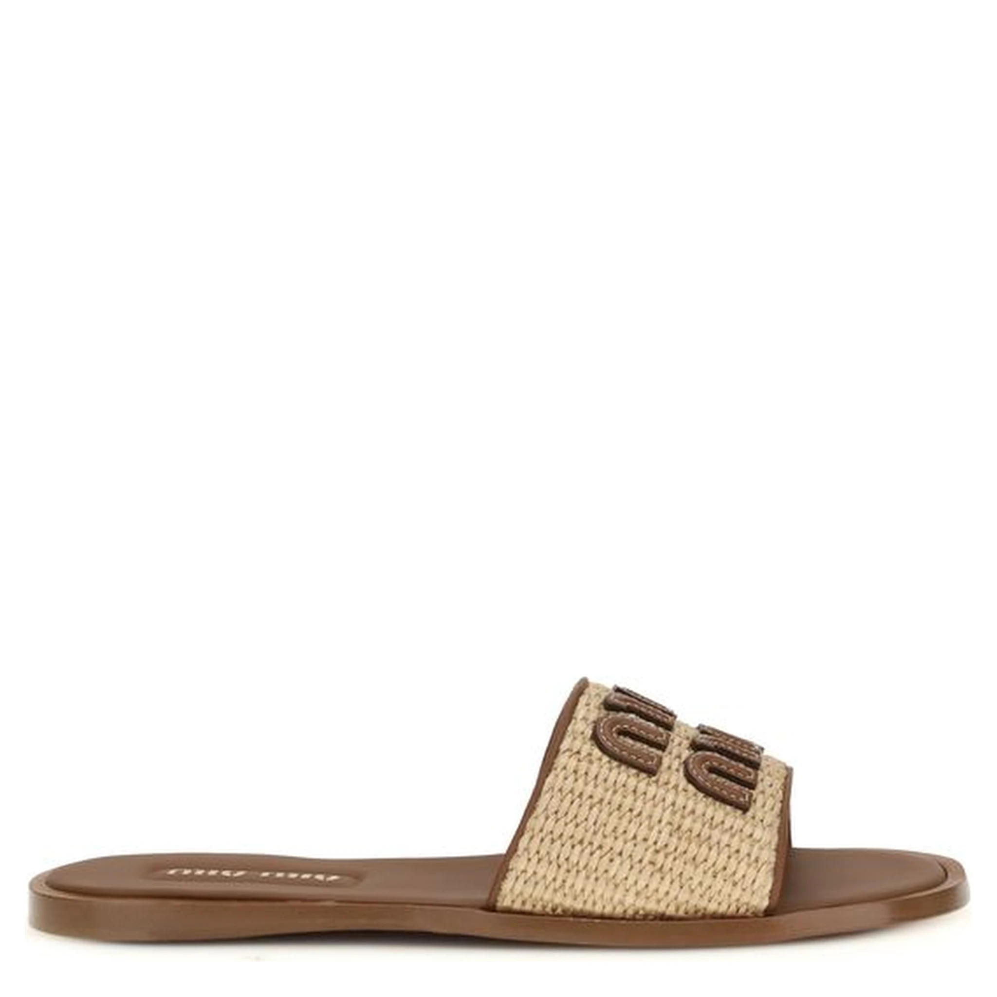 Beige Nylon Slippers