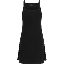 Black Viscose Casual Dress