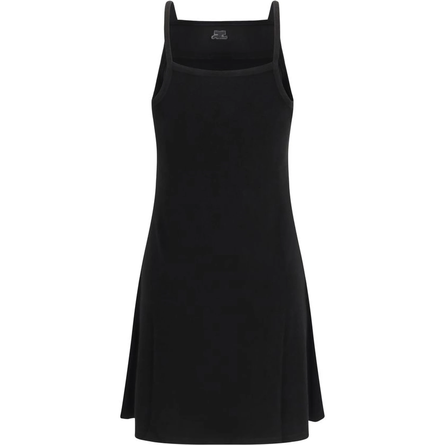 Black Viscose Casual Dress
