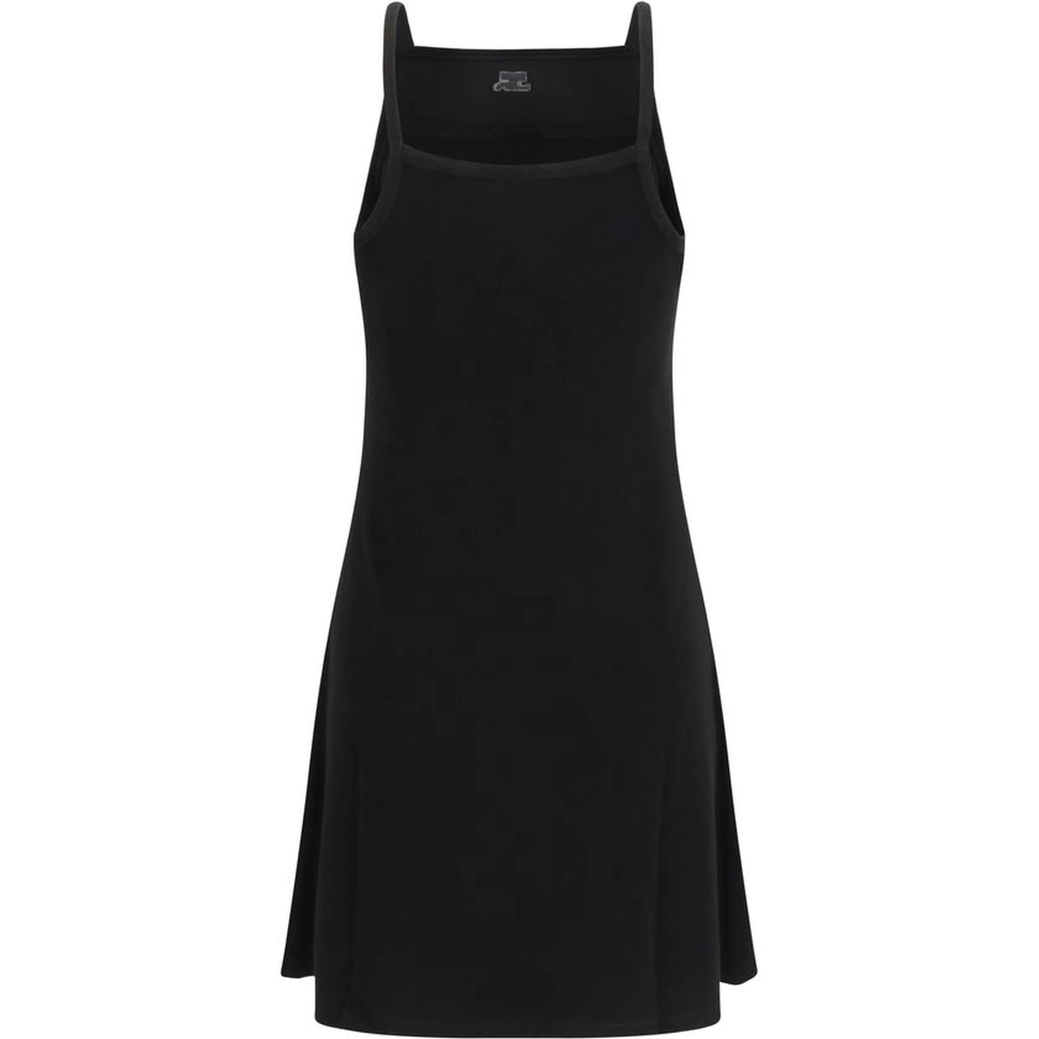 Black Viscose Casual Dress
