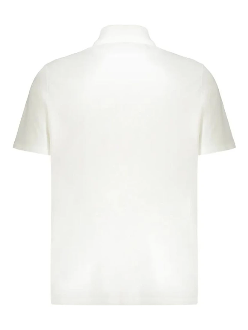 White Cotton Polo Shirt