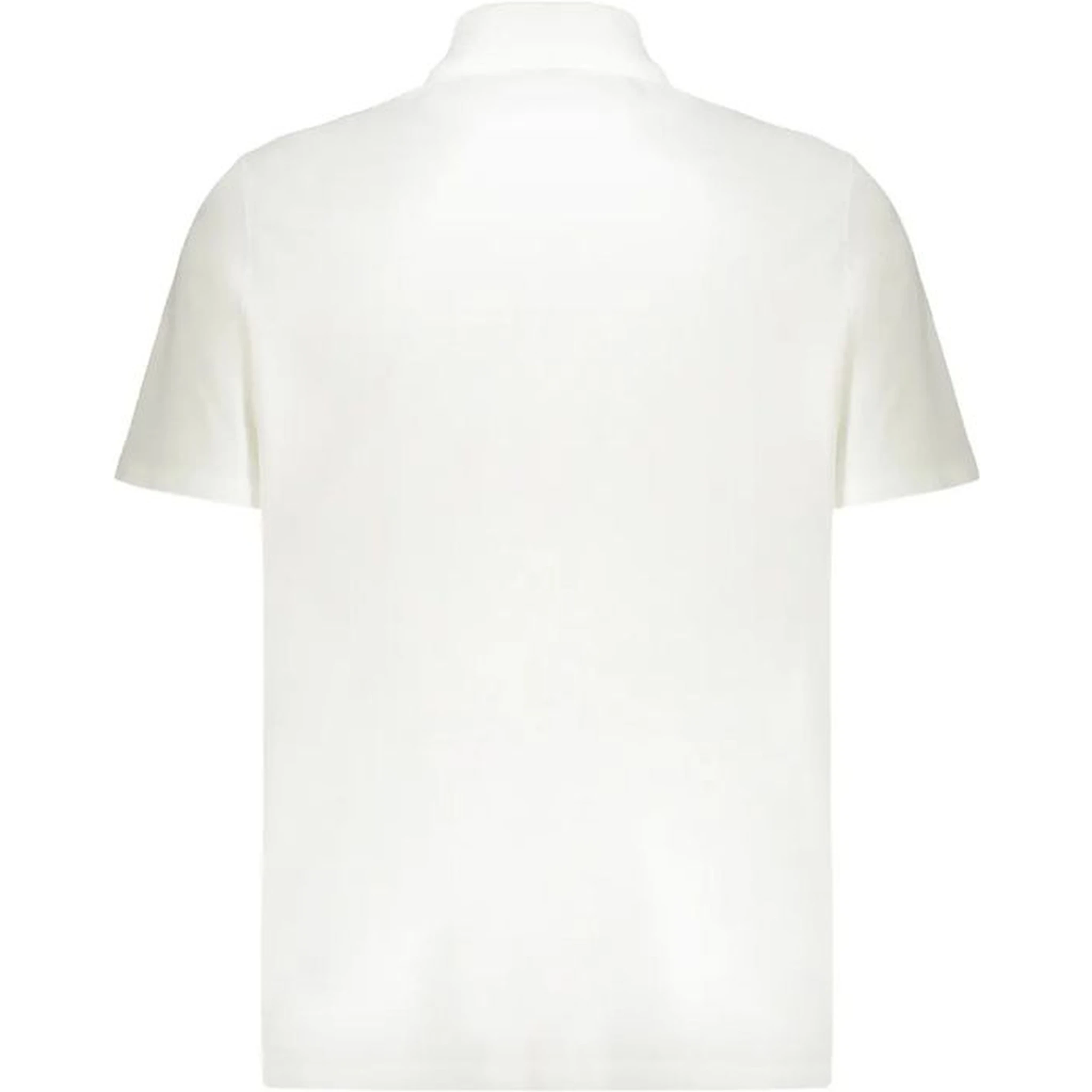 White Cotton Polo Shirt