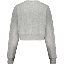 سويت شيرت قطني رمادي