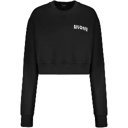 سويت شيرت قطني أسود