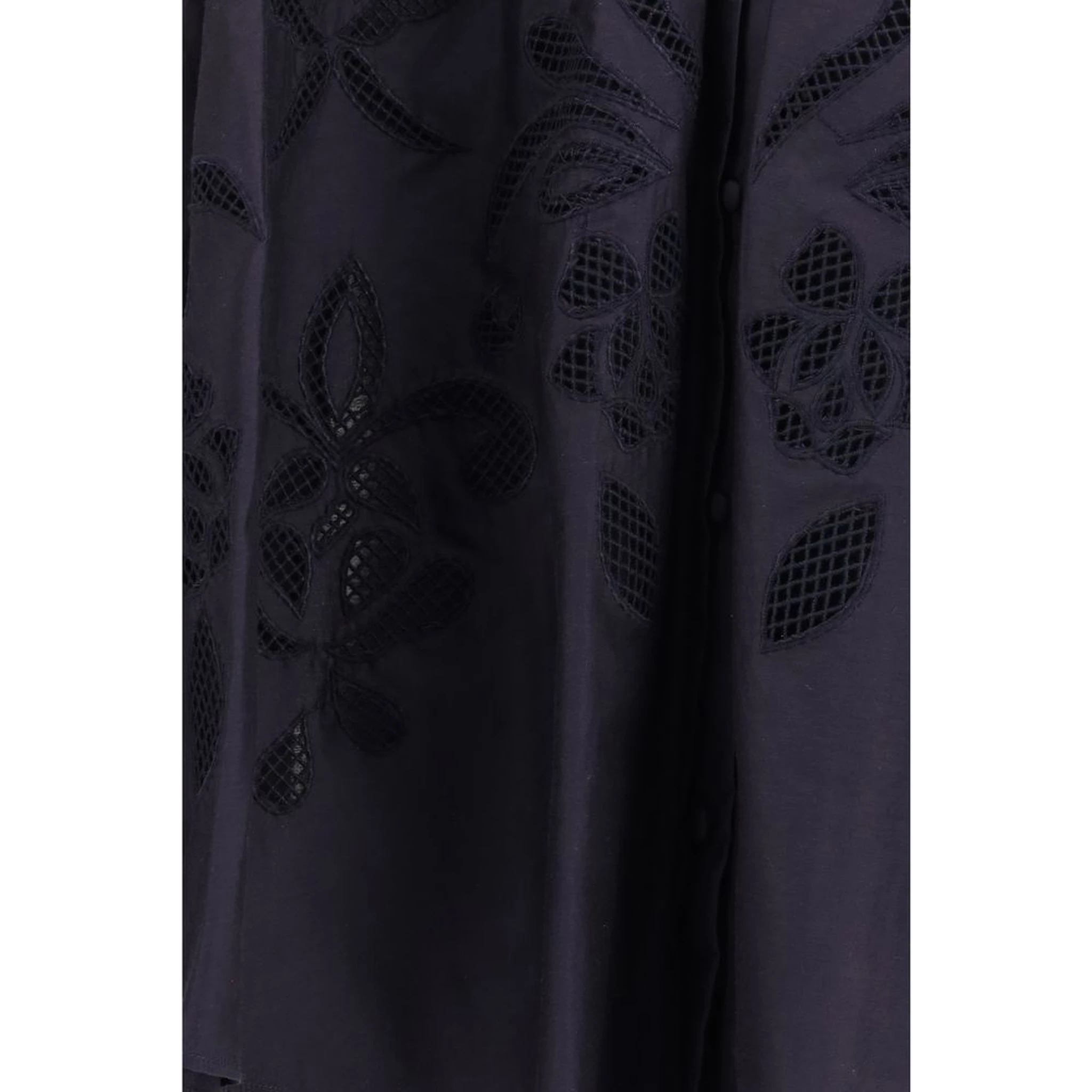 Blue Cotton Pattern Shirt