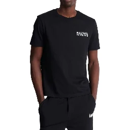 Black Cotton T-Shirt