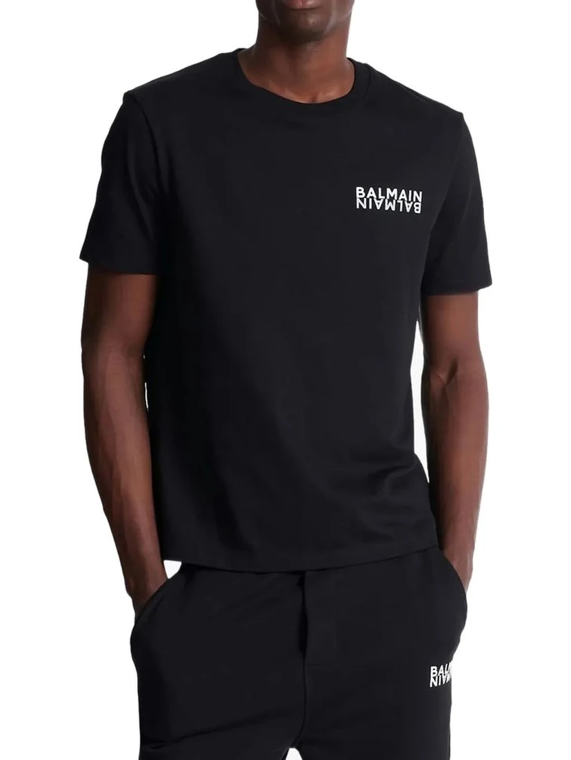 Black Cotton T-Shirt