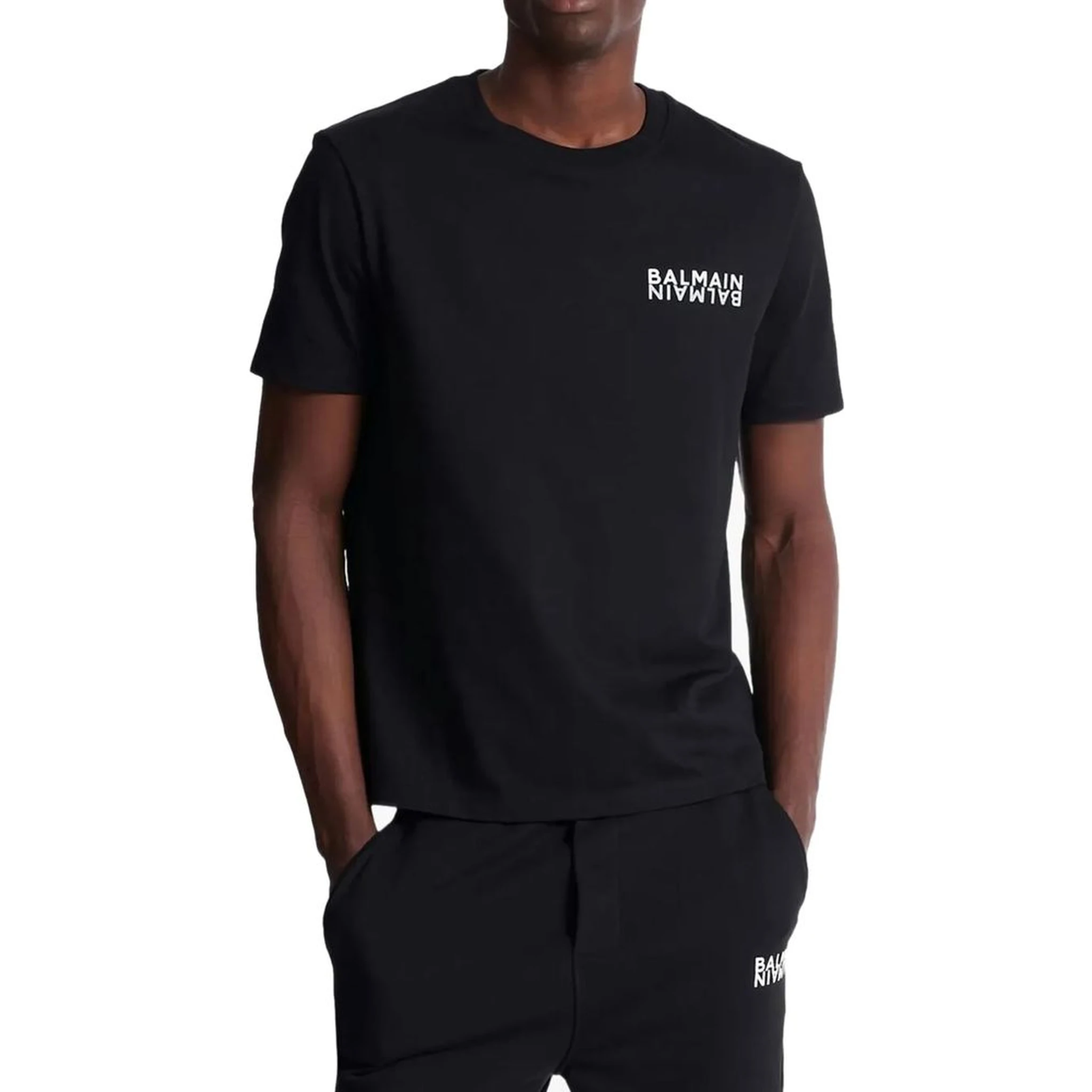 Black Cotton T-Shirt