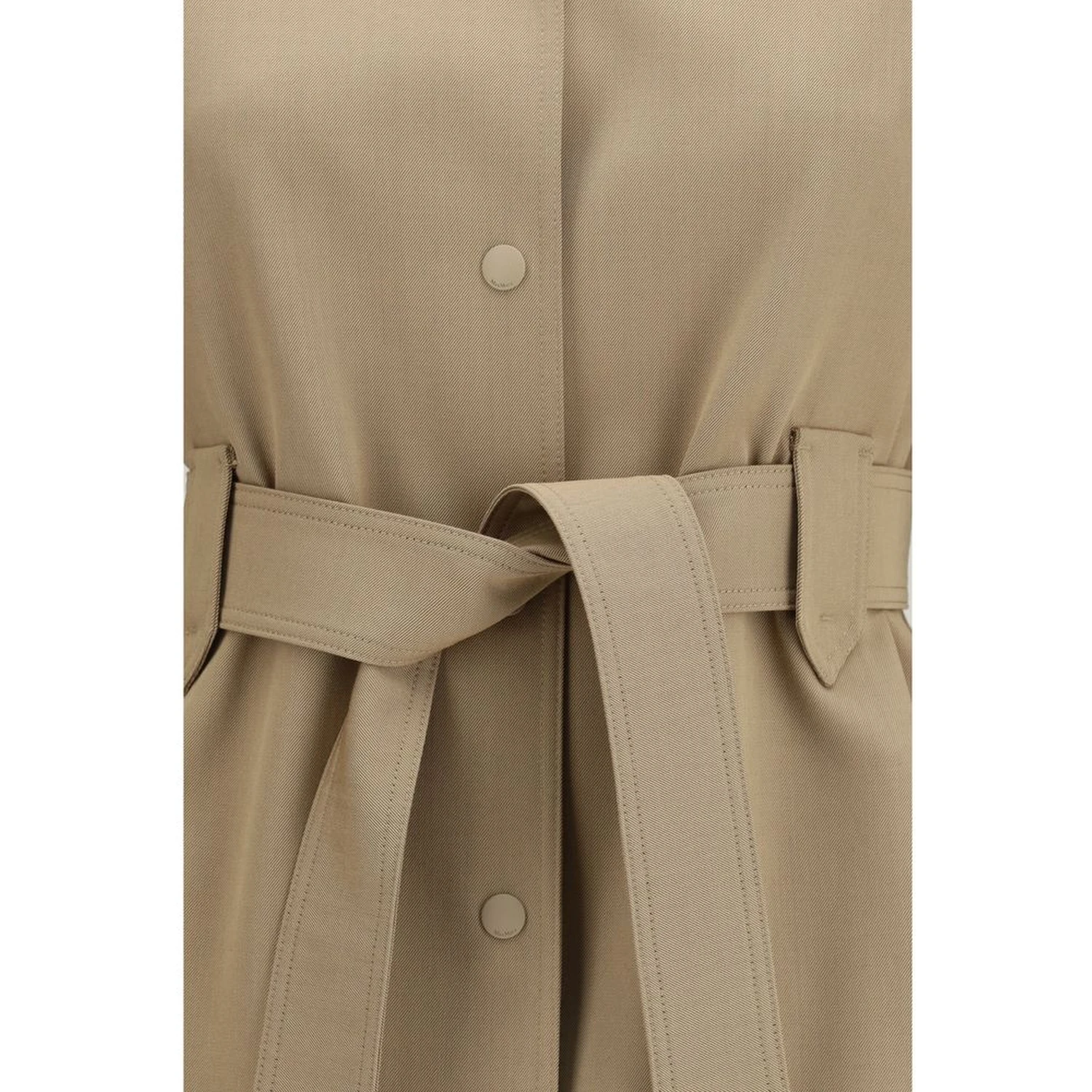 Brown Fleece Wool Coat