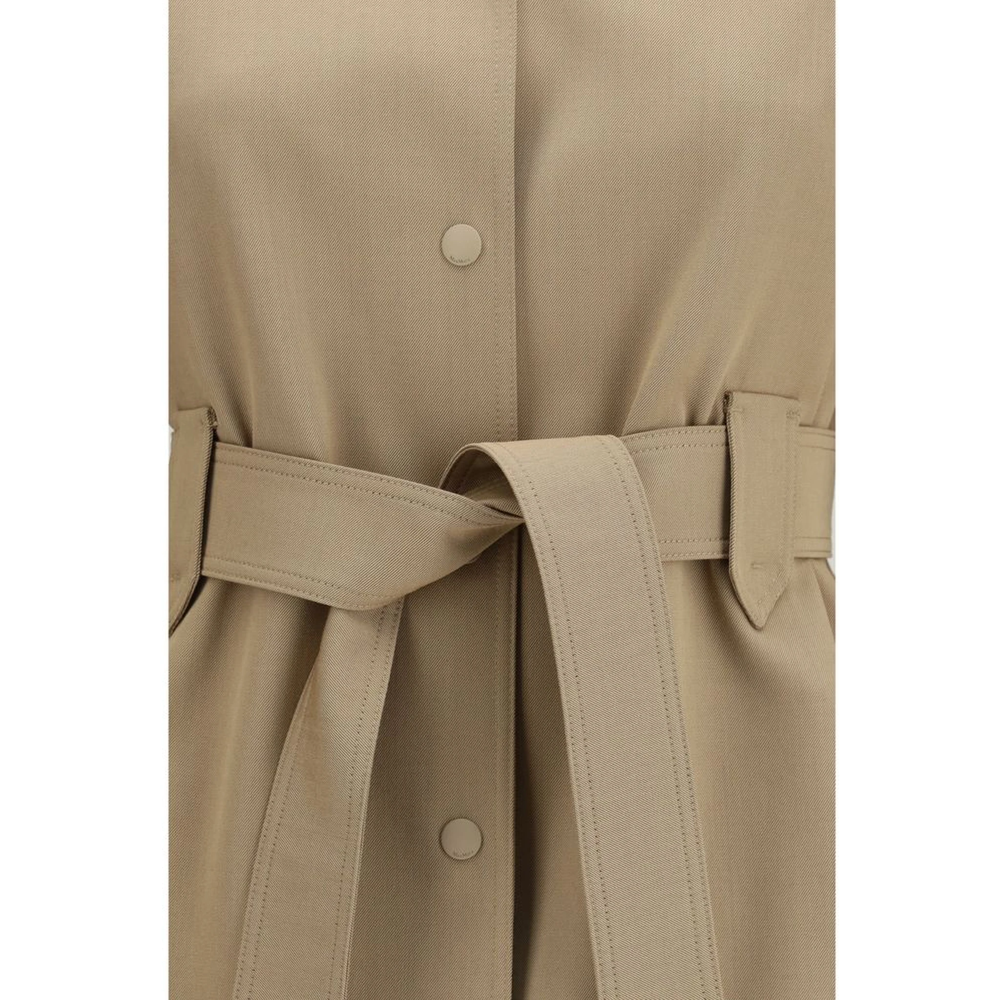 Brown Fleece Wool Coat