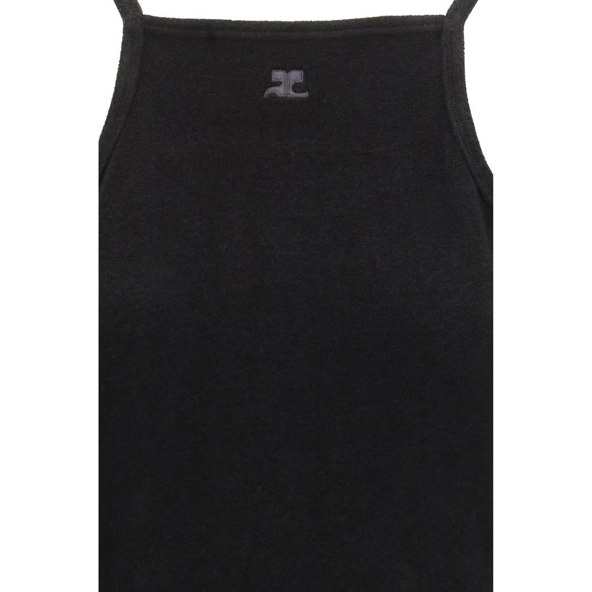 Black Viscose Casual Dress