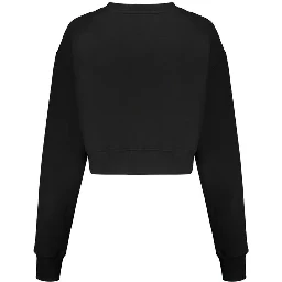 سويت شيرت قطني أسود