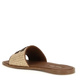Beige Nylon Slippers