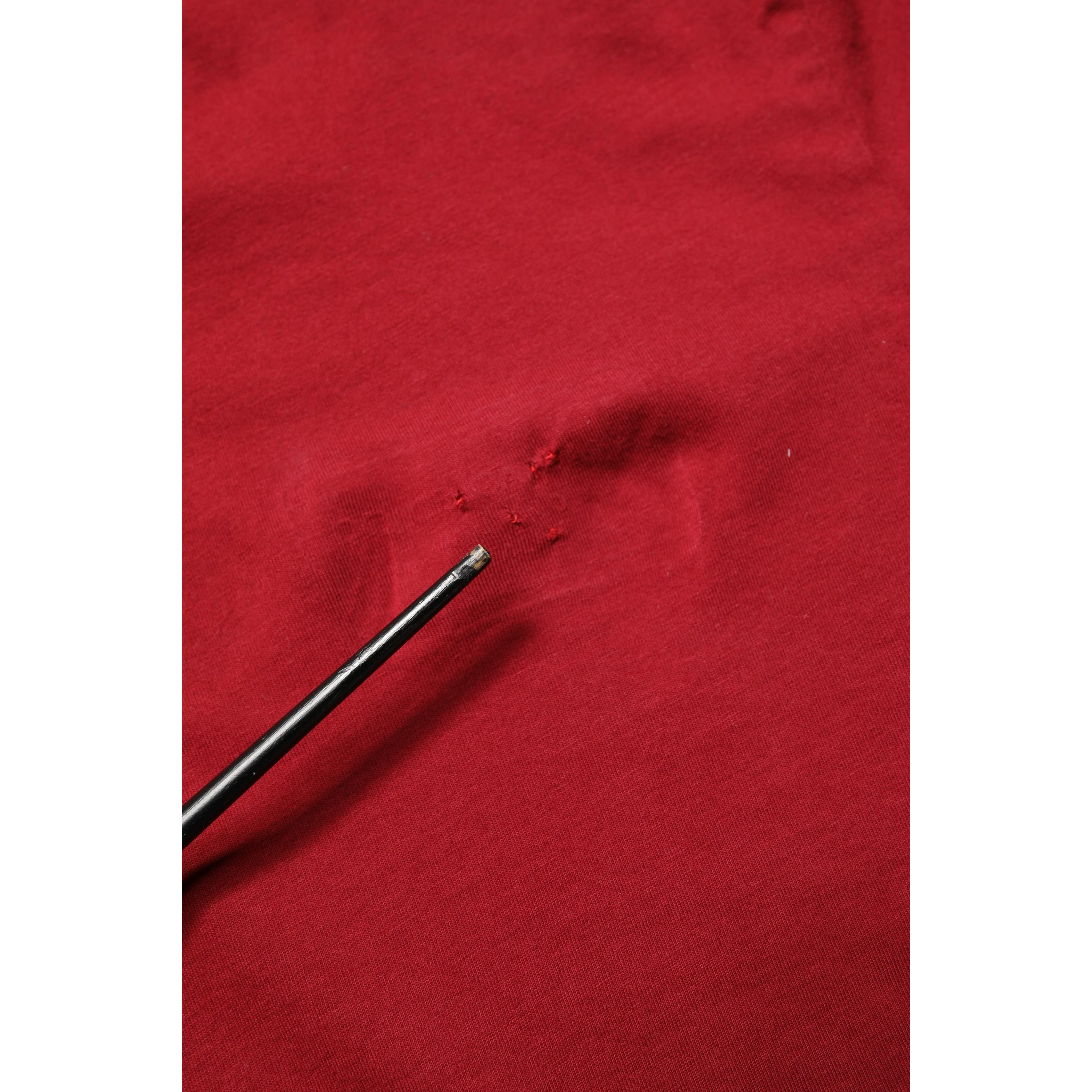 Maroon Cotton Crew Neck Short Sleeves T-shirt