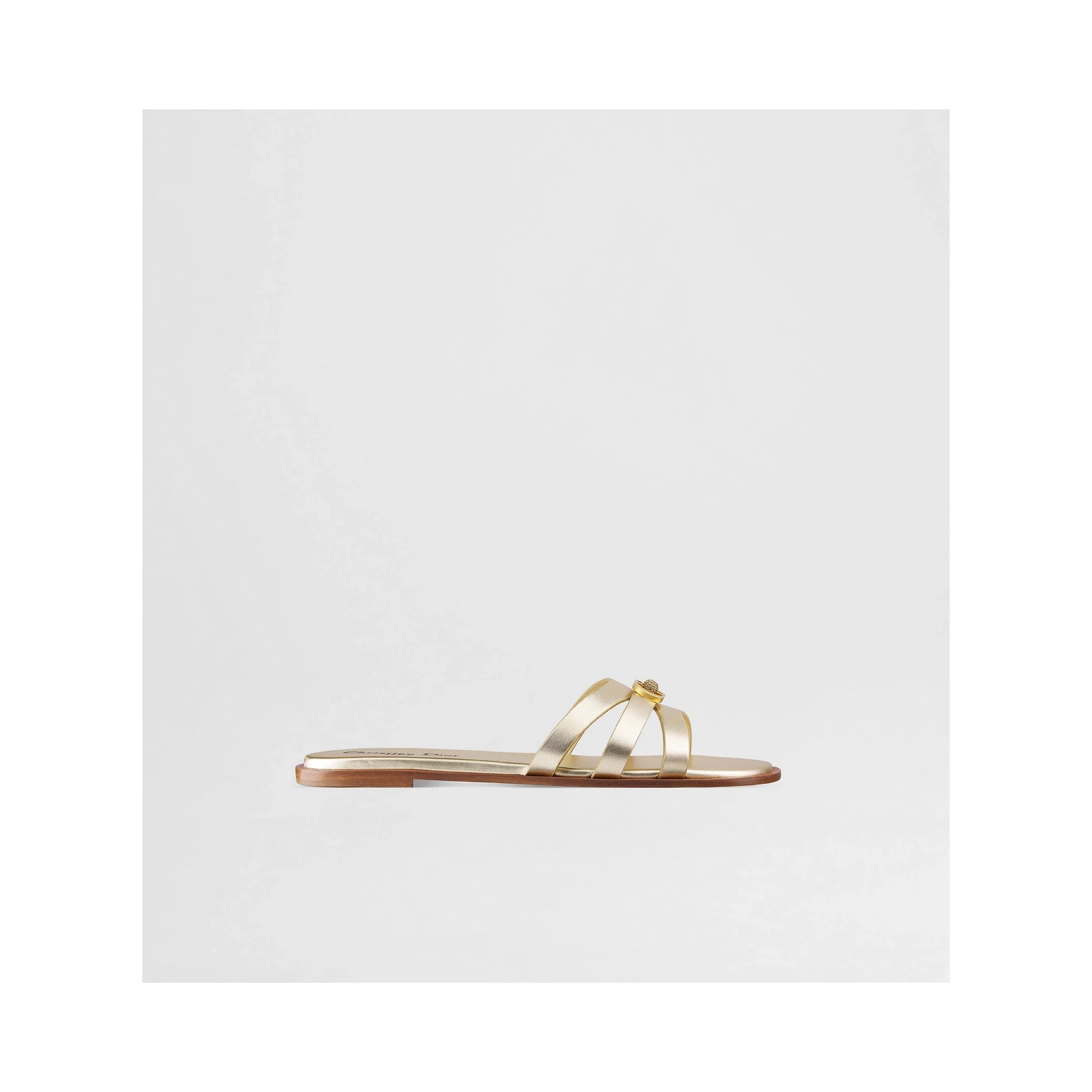 "30M Dior Or" slides sandals