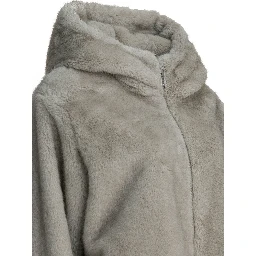 Eco fur blouson jacket