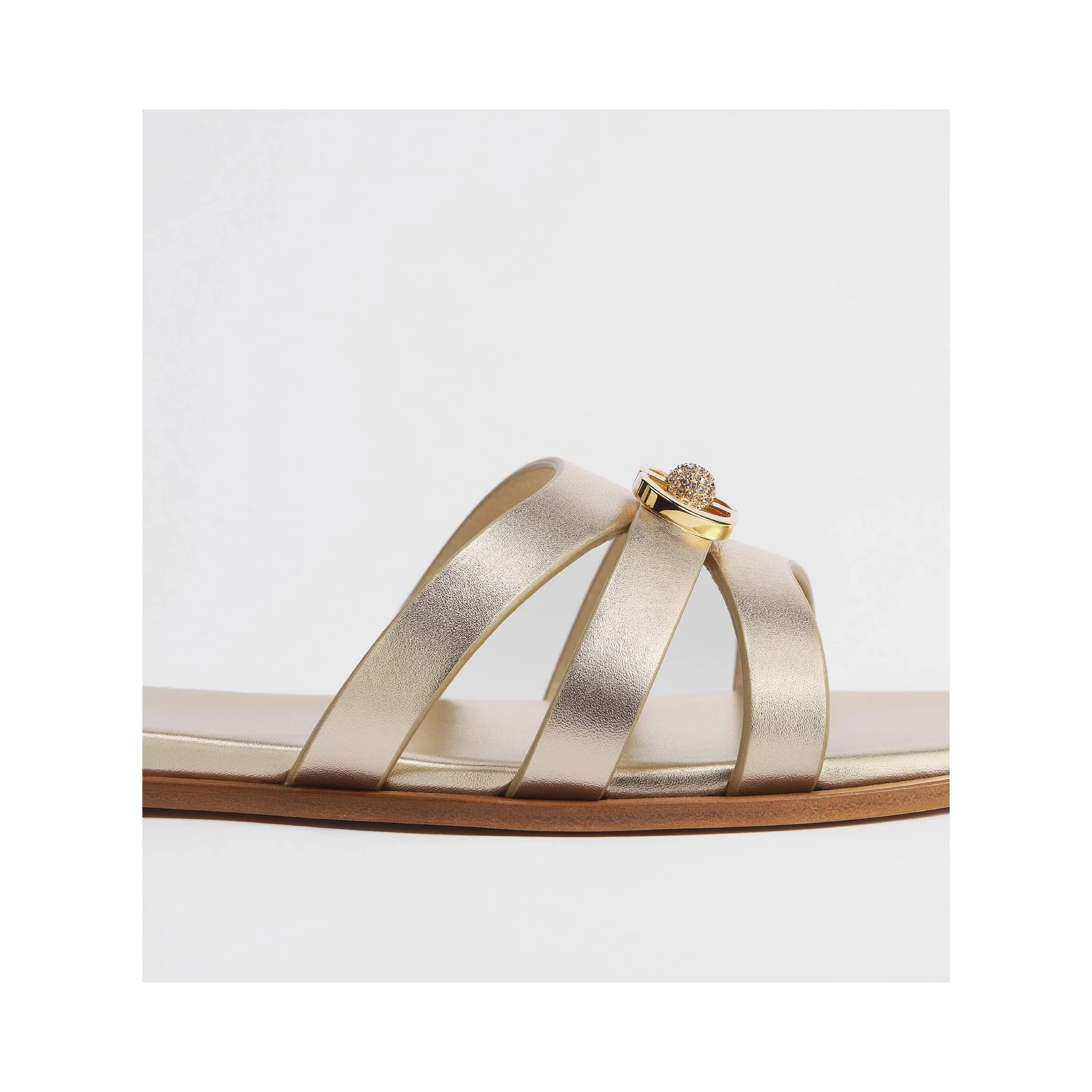 "30M Dior Or" slides sandals