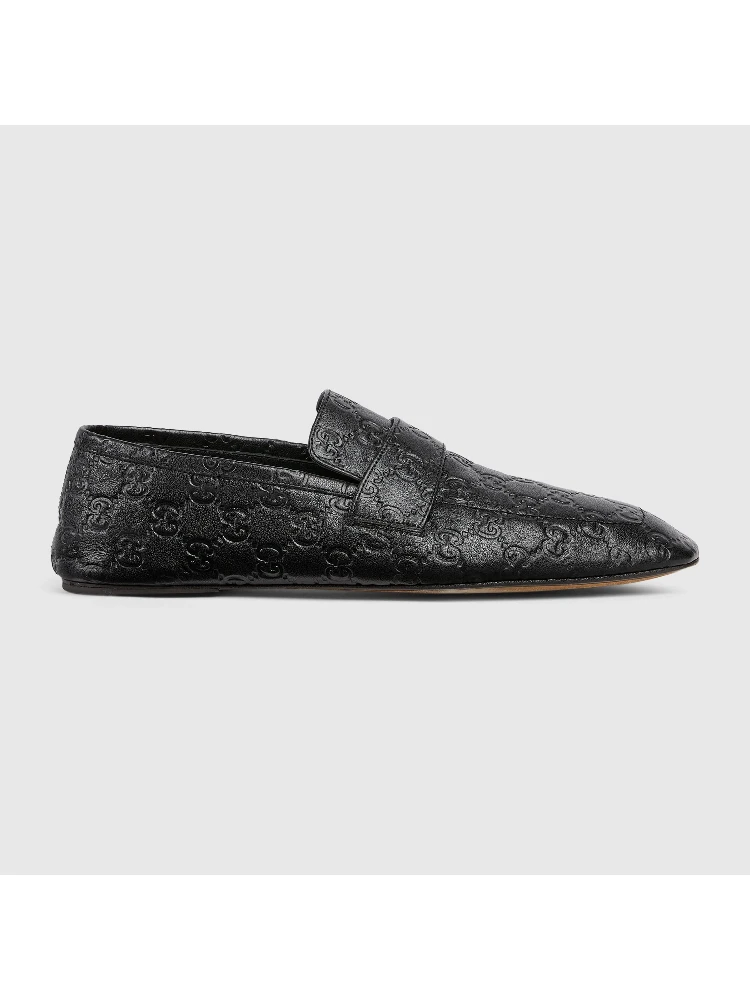 Leather GG loafers