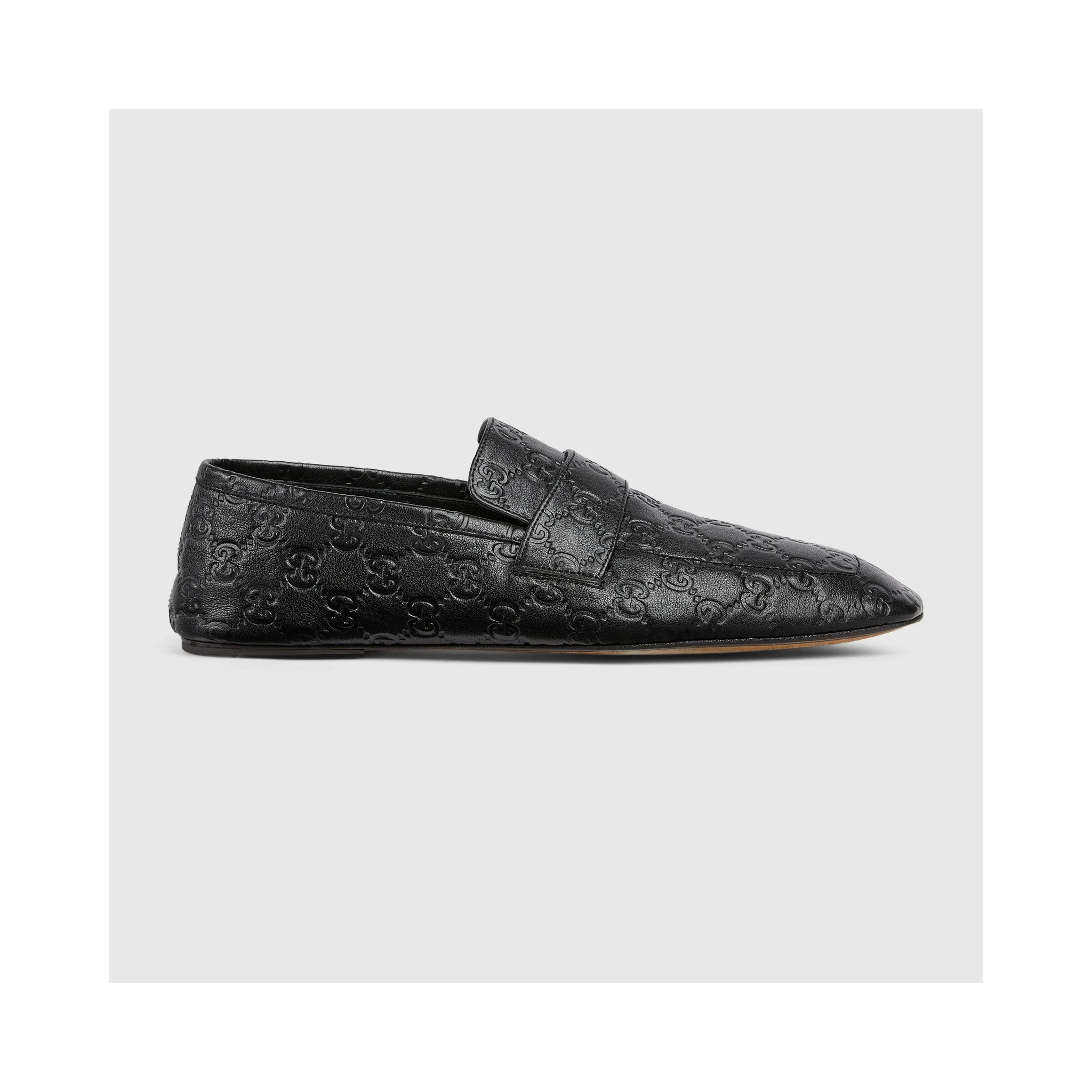 Leather GG loafers