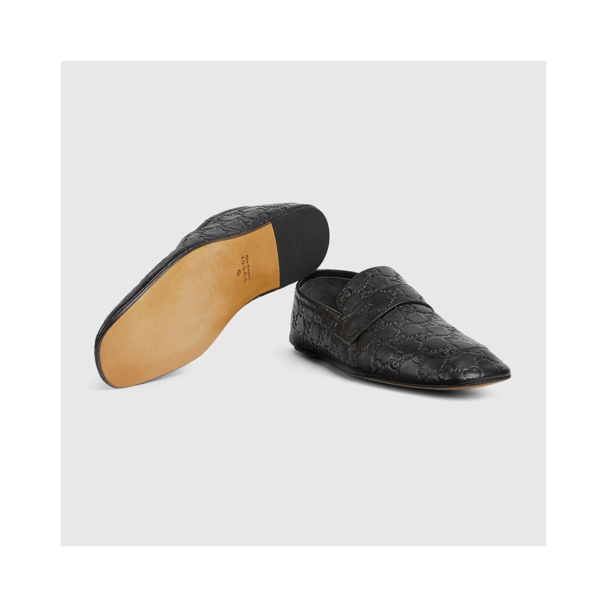 Leather GG loafers