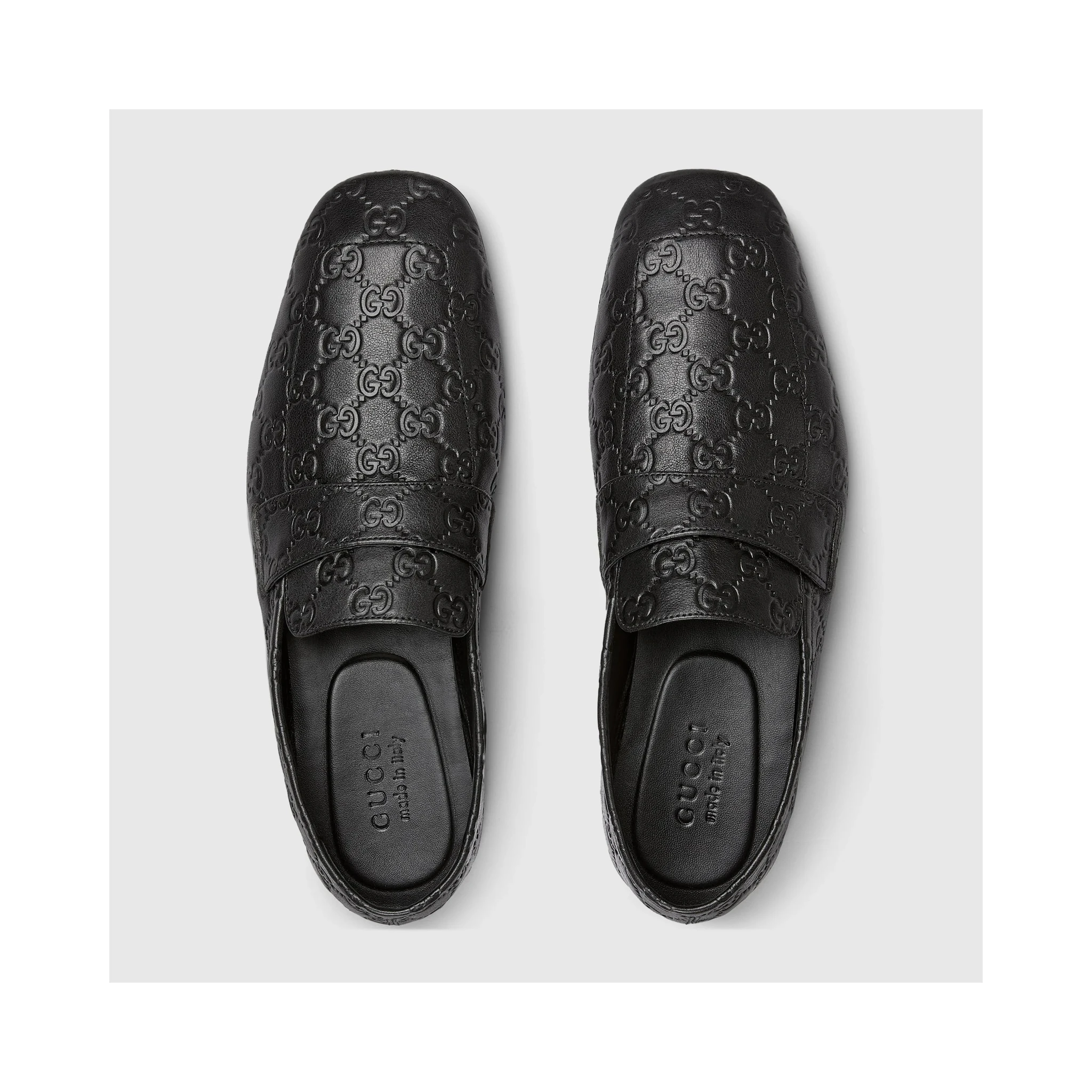 Leather GG loafers