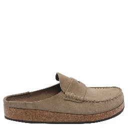 أحذية بيركنستوك المسطحة، لون بيج