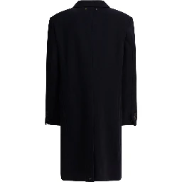 SINGLE-BREASTED WOOL COAT