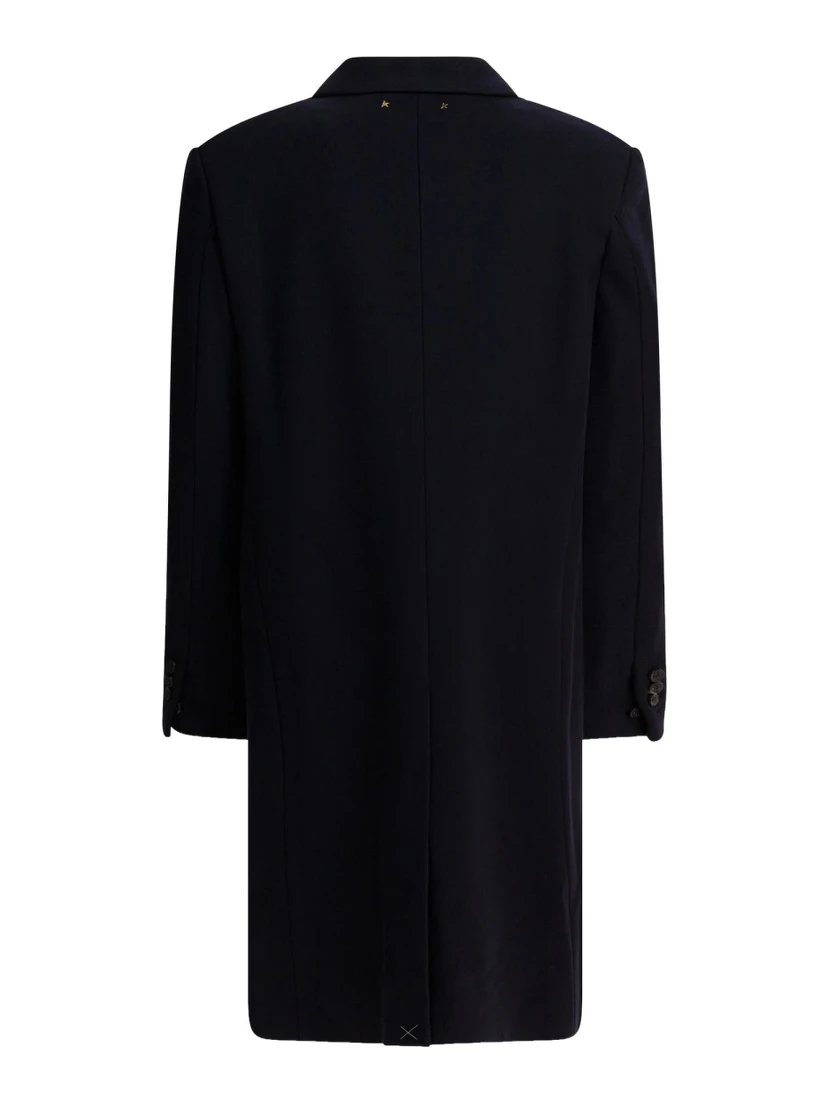 SINGLE-BREASTED WOOL COAT