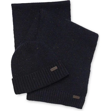 "CARLTON FLECK" SCARF AND CAP GIFT SET