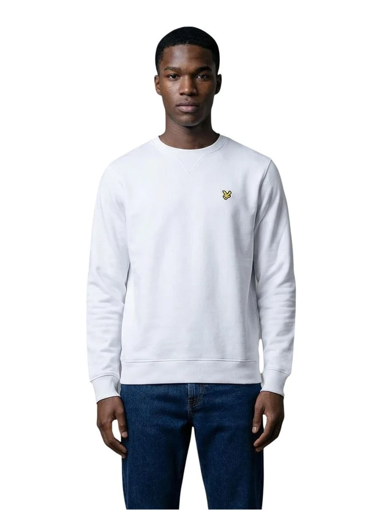 White Cotton Sweatshirt