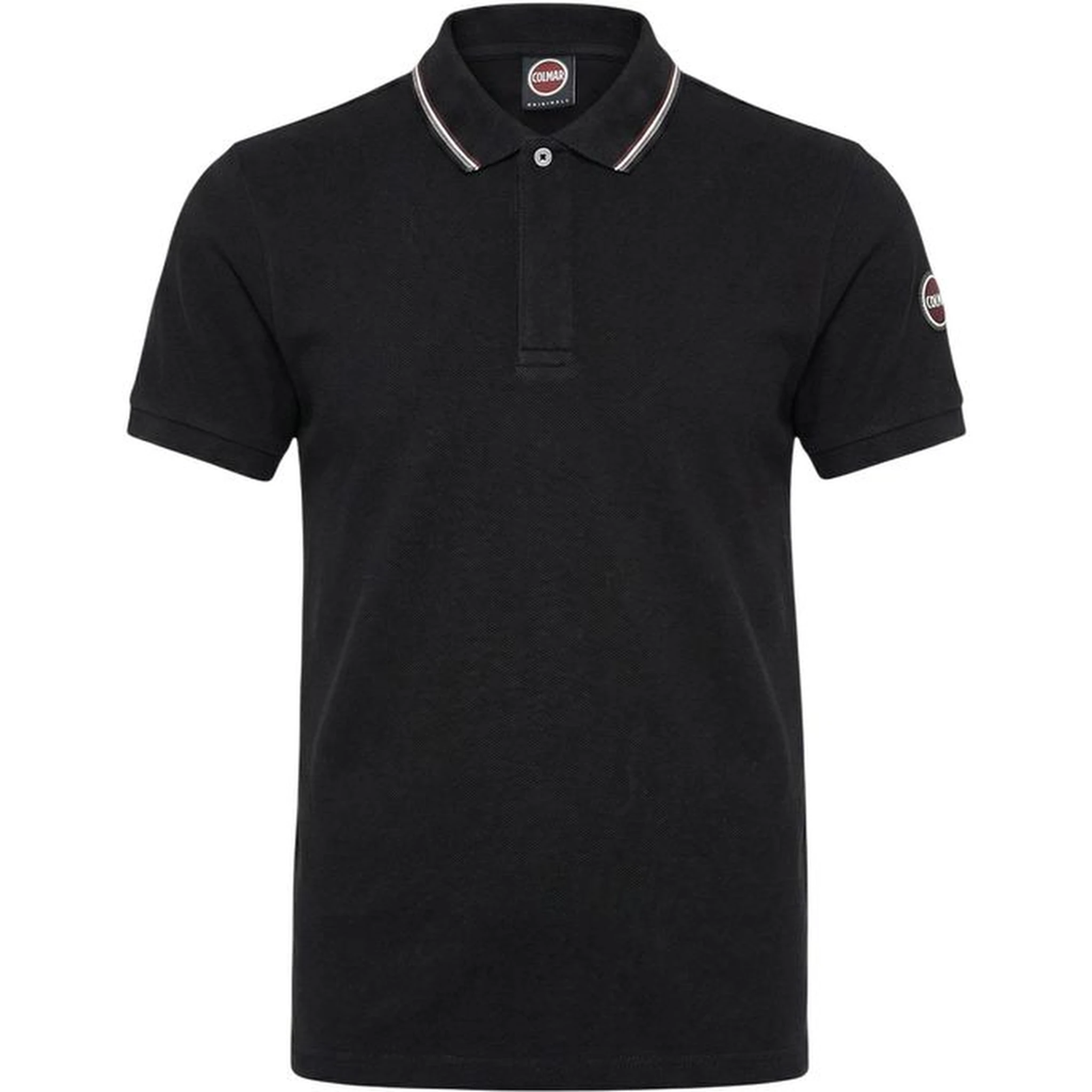 Black Cotton Polo Shirt
