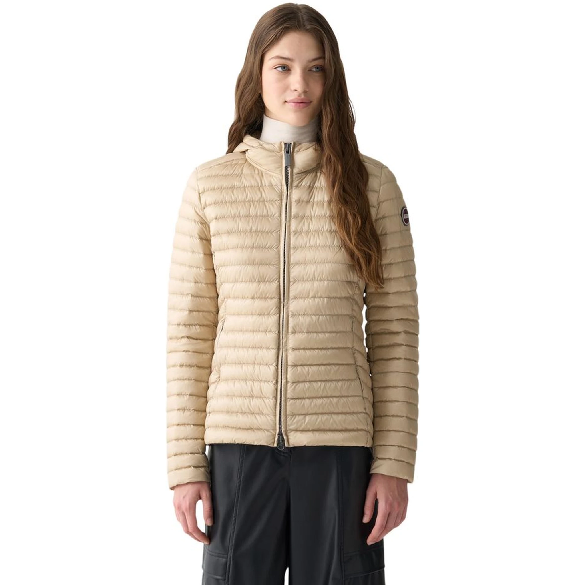 Beige Polyamide Coat