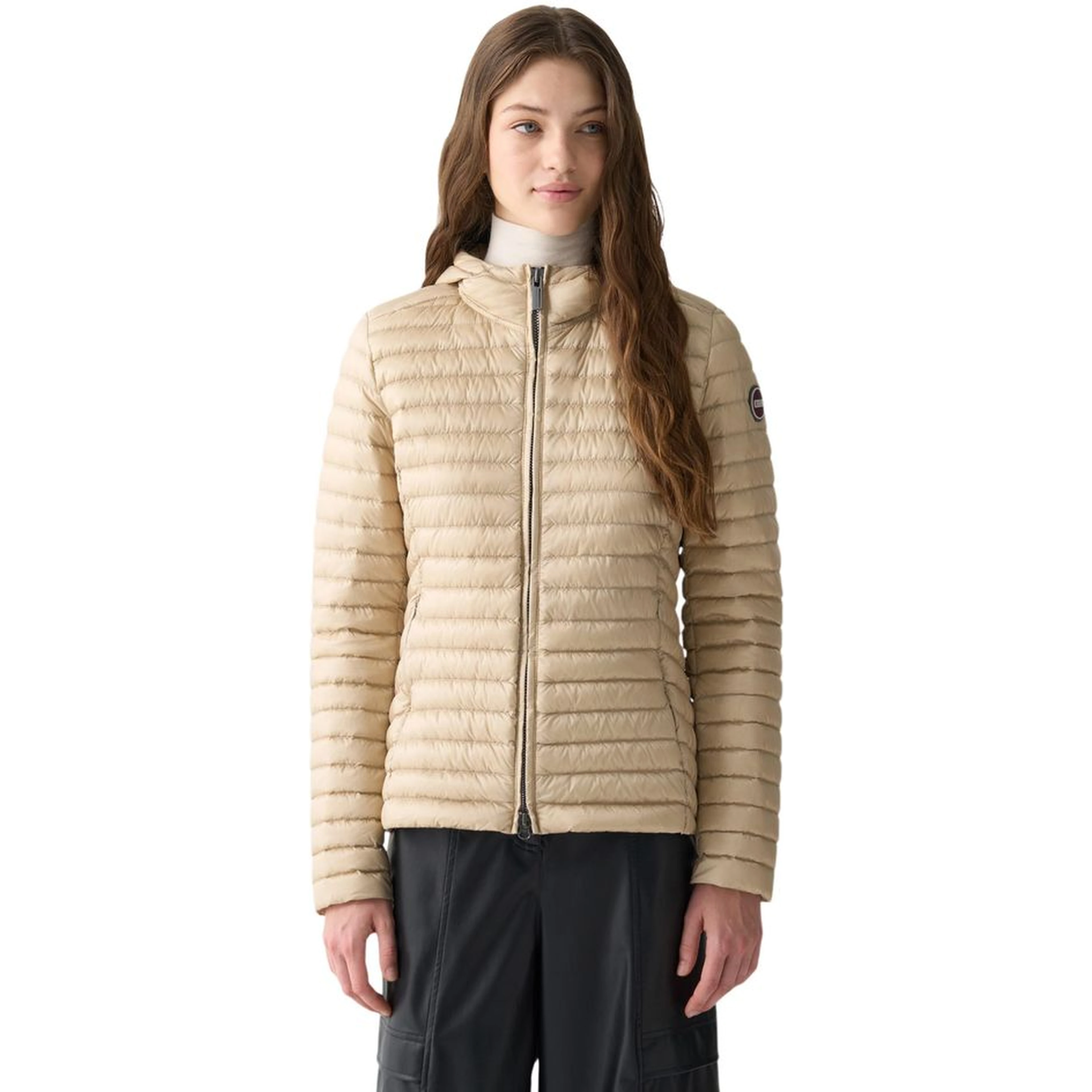 Beige Polyamide Coat