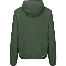 Green Polyester Shell Jacket