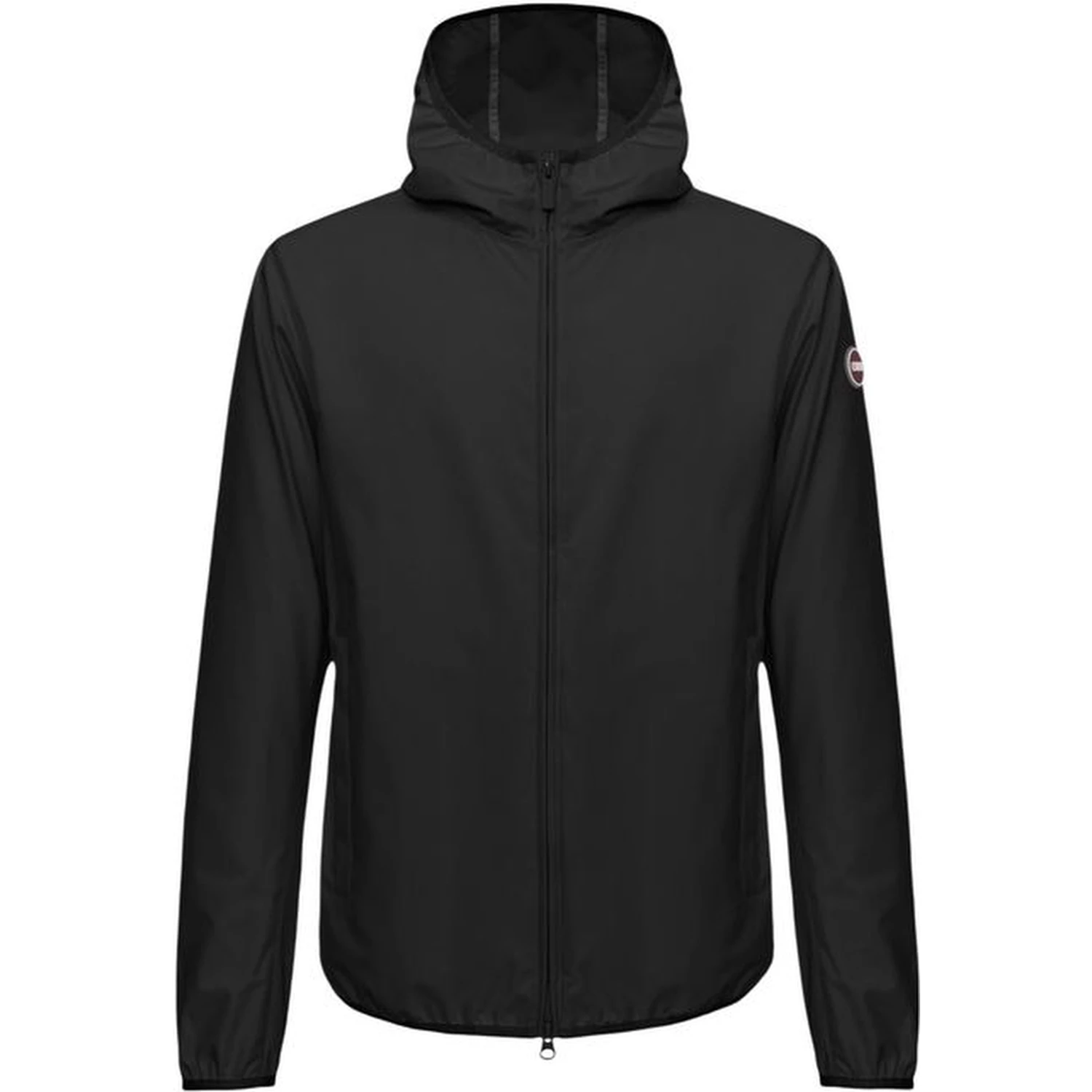 Black Polyester Shell Jacket