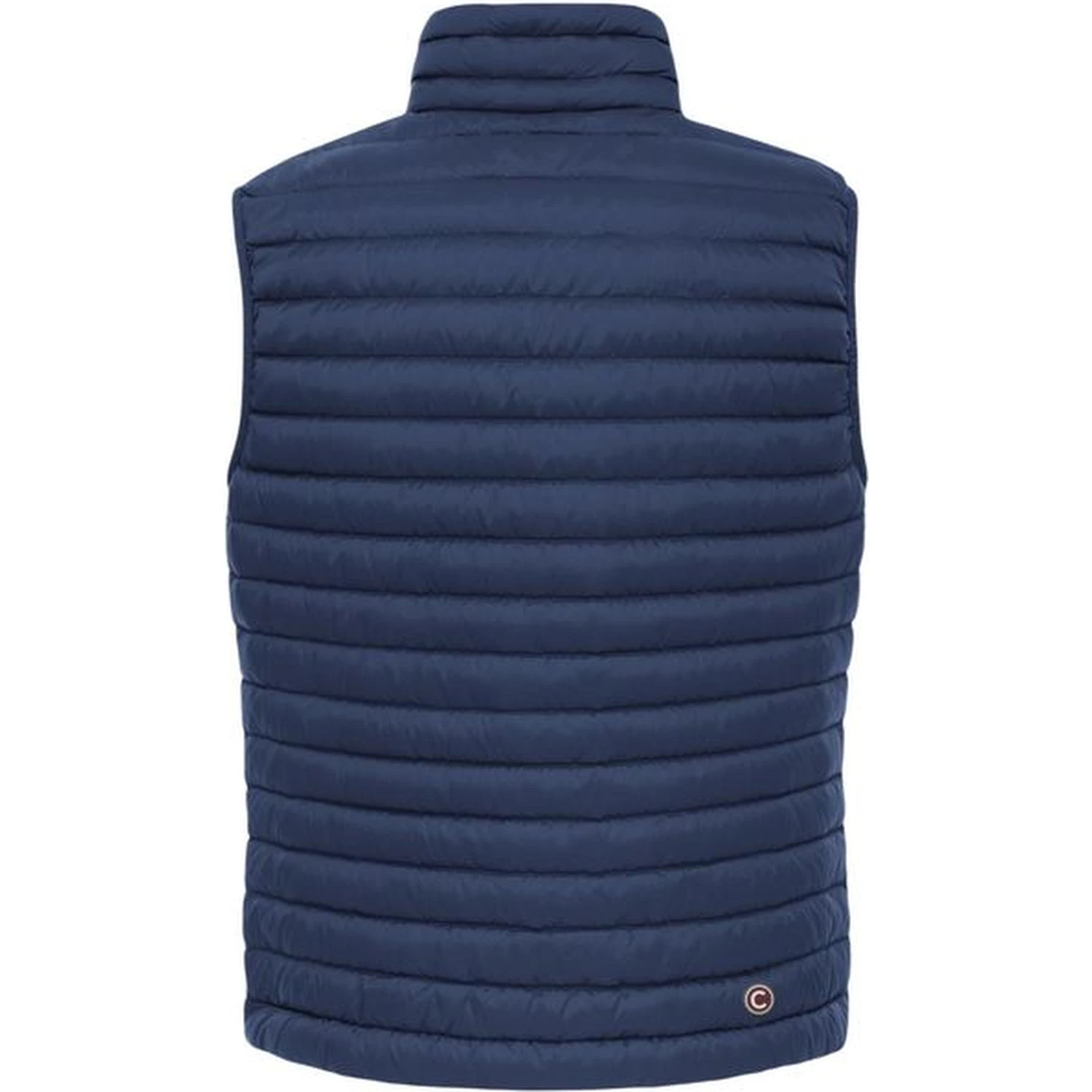 Blue Polyamide Sleveless Jacket