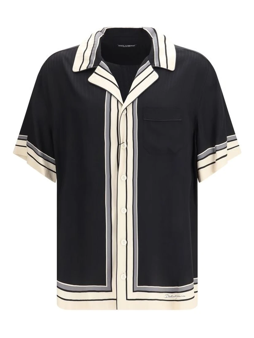 Multicolor Silk Pattern Shirt